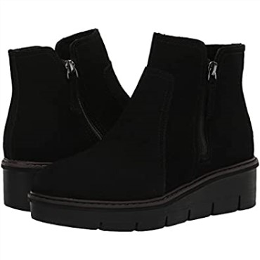 Botines Mujer Airbell Vibe Ante Negro Clarks