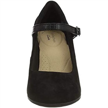 Zapato De Vestir Mujer Alayna Shine Uniform Clarks Negro Combi