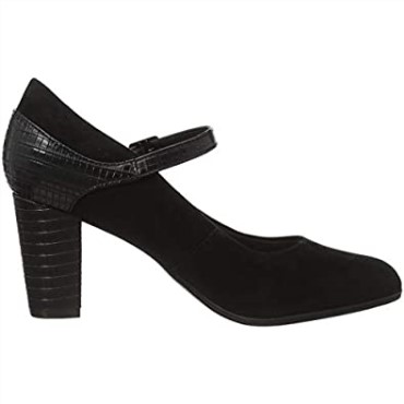 Zapato De Vestir Mujer Alayna Shine Uniform Clarks Negro Combi
