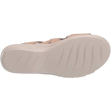 Sandalia Mujer Alexis Banda Clarks Sand Suede