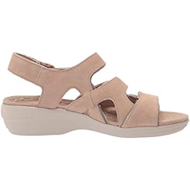Sandalia Mujer Alexis Banda Clarks Sand Suede