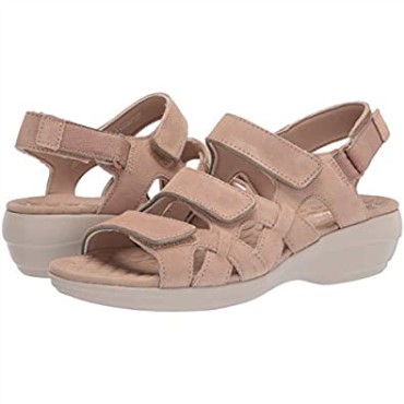Sandalia Mujer Alexis Banda Clarks Sand Suede