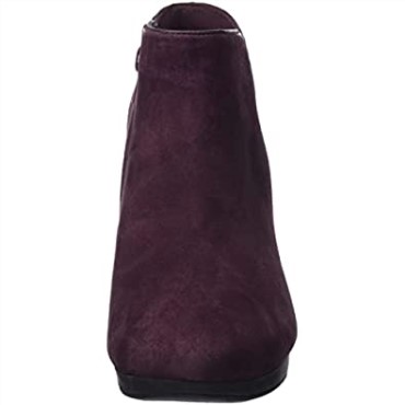 Zapato De Salón De Mujer Ambyr Gem Clarks Burgundy Suede