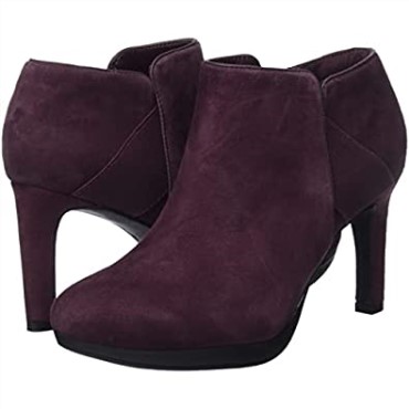 Zapato De Salón De Mujer Ambyr Gem Clarks Burgundy Suede