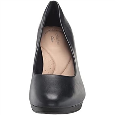 Zapato De Salón Mujer Ambyr Joy Clarks Piel Azul Marino