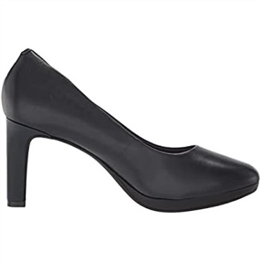 Zapato De Salón Mujer Ambyr Joy Clarks Piel Azul Marino