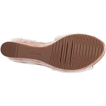 Sandalia Con Cuña Annadel Mystic Para Mujer Charol Blanco Clarks Sintético
