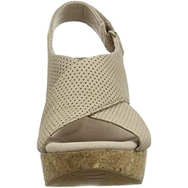 Sandalias Mujer Annadel Parker Sling Back Clarks Beige Sand Suede Sand Suede