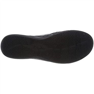 Zapatilla Appley Tie Mujer Piel Negra Clarks