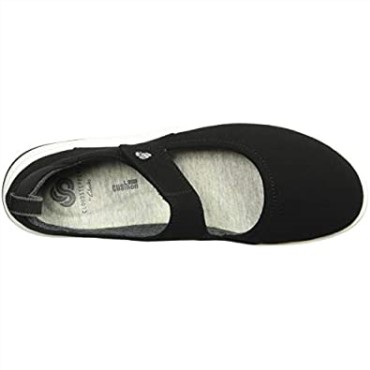 Merceditas De Mujer Arla Air Planas Negras De Textil Clarks