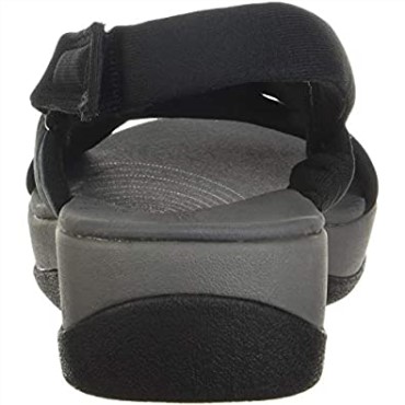 Sandalia Mujer Arla Belle Clarks Textil Negro