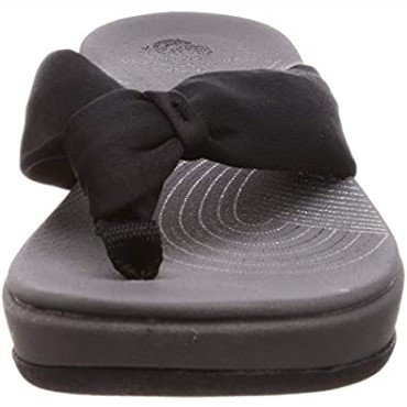 Chanclas Mujer Arla Glison Clarks Textil Negro