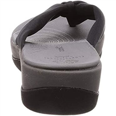 Chanclas Mujer Arla Glison Clarks Textil Negro