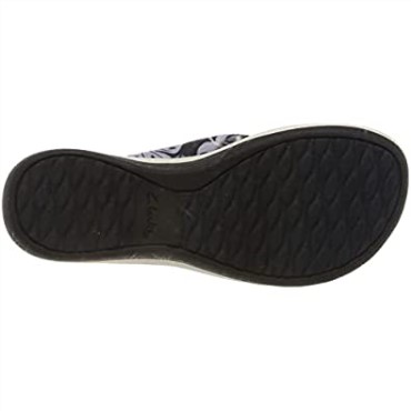 Chanclas Mujer Arla Glison Clarks Blue Floral Syn