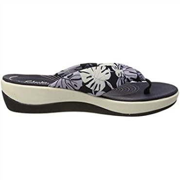 Chanclas Mujer Arla Glison Clarks Blue Floral Syn