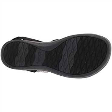 Sandalia Mujer Arla Gracie Clarks Textil Negro
