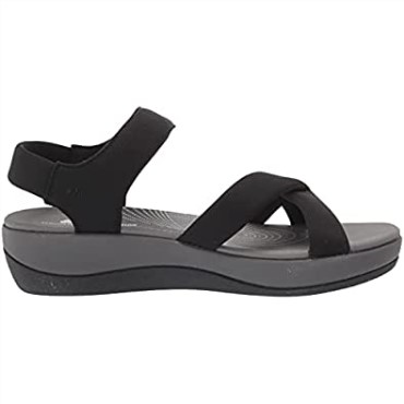 Sandalia Mujer Arla Gracie Clarks Textil Negro
