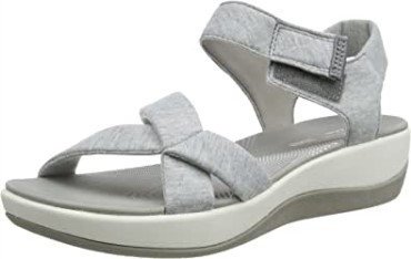 Sandalia Mujer Arla Gracie Textil Gris Clarks