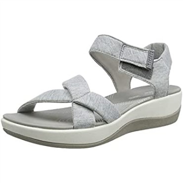 Sandalia Mujer Arla Gracie Textil Gris Clarks