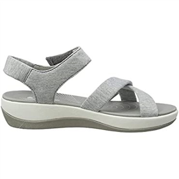 Sandalia Mujer Arla Gracie Textil Gris Clarks