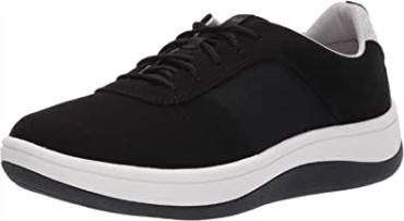 Zapatilla Arla Step De Mujer Textil Negro Clarks