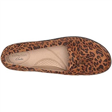 Mocasines Ashland Bubble Para Mujer Leopardo Tostado Oscuro Clarks