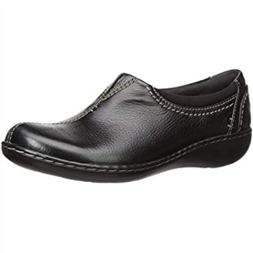 Mocasín Mujer Ashland Joy Clarks Cuero Negro