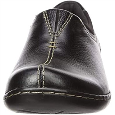 Mocasín Mujer Ashland Joy Clarks Cuero Negro