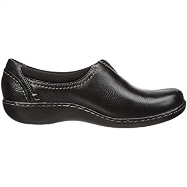 Mocasín Mujer Ashland Joy Clarks Cuero Negro