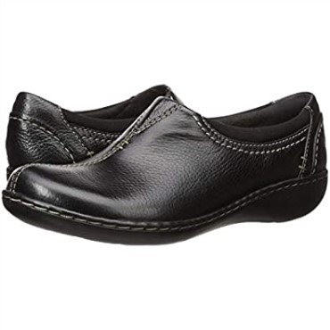 Mocasín Mujer Ashland Joy Clarks Cuero Negro