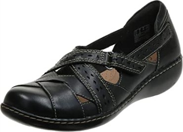 Mocasines Sin Cordones Ashland Spq Mujer Clarks Negro