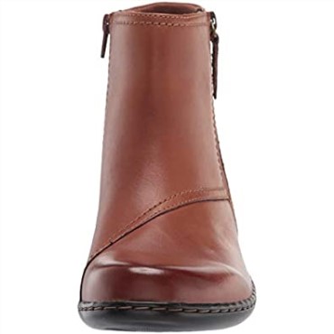 Botines Mujer Ashland Vista Piel Tostada Clarks