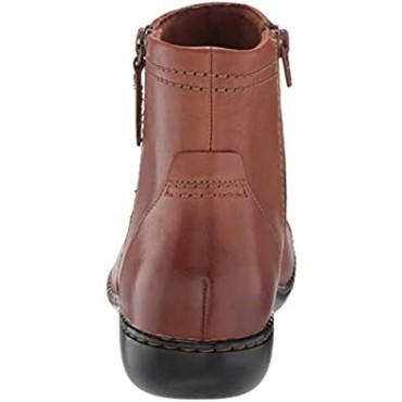 Botines Mujer Ashland Vista Piel Tostada Clarks