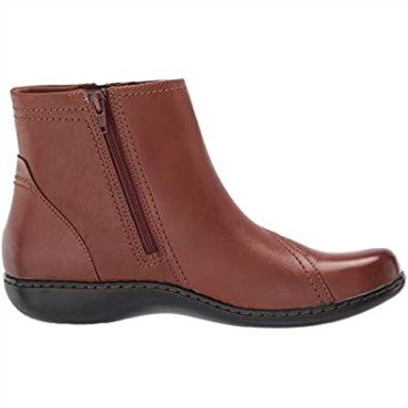 Botines Mujer Ashland Vista Piel Tostada Clarks