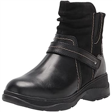 Bota Aveleigh Mujer Moda Clarks Piel Negra