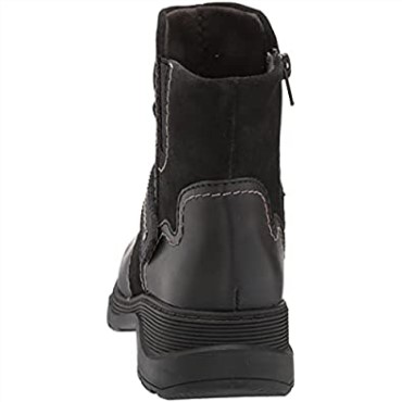 Bota Aveleigh Mujer Moda Clarks Piel Negra