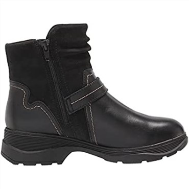 Bota Aveleigh Mujer Moda Clarks Piel Negra