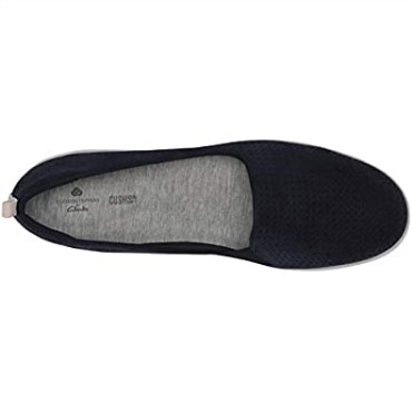 Mocasines Mujer Ayla Blair Flat Clarks Navy Sintetico Nubuck