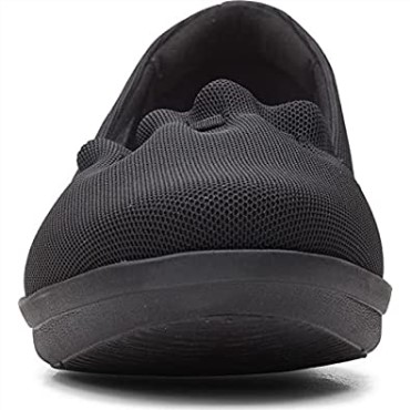 Zapatilla Ayla Shine Mujer Clarks Textil Negro