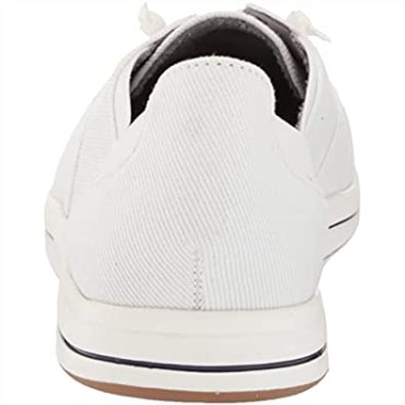 Zapatilla De Mujer Clarks Ave De Lona Blanca