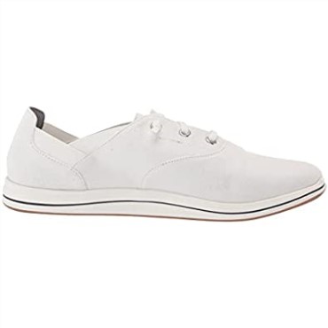 Zapatilla De Mujer Clarks Ave De Lona Blanca