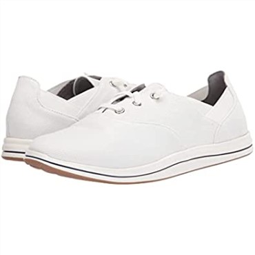 Zapatilla De Mujer Clarks Ave De Lona Blanca