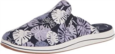 Mule De La Costa De La Brisa De Las Mujeres Clarks Lavanda Combi Lona