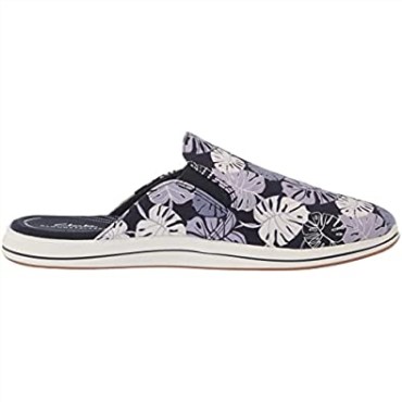 Mule De La Costa De La Brisa De Las Mujeres Clarks Lavanda Combi Lona