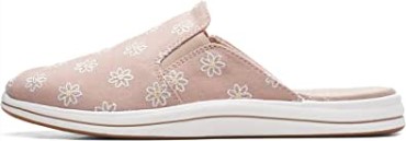 Mule Brisa Para Mujer Taupe Combi Canvas Clarks