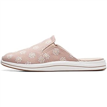 Mule Brisa Para Mujer Taupe Combi Canvas Clarks