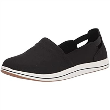 Mocasín De Mujer Brisa Step Loafer Clarks Lona Negra