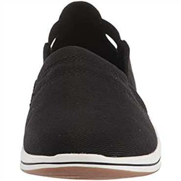 Mocasín De Mujer Brisa Step Loafer Clarks Lona Negra