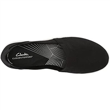 Mocasín De Mujer Brisa Step Loafer Clarks Lona Negra