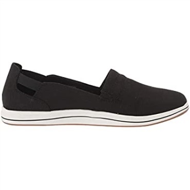 Mocasín De Mujer Brisa Step Loafer Clarks Lona Negra